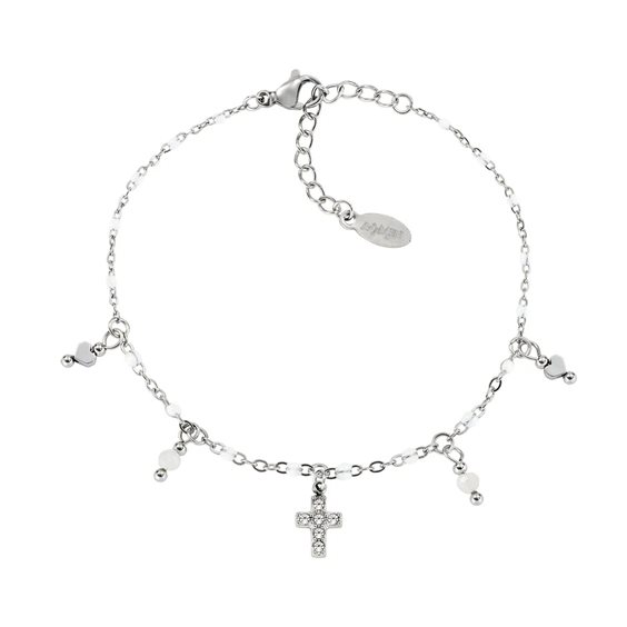 Bracciale Amen Donna Acciaio donna in Acciaio Agata ACBR818407B - ACBR818407B